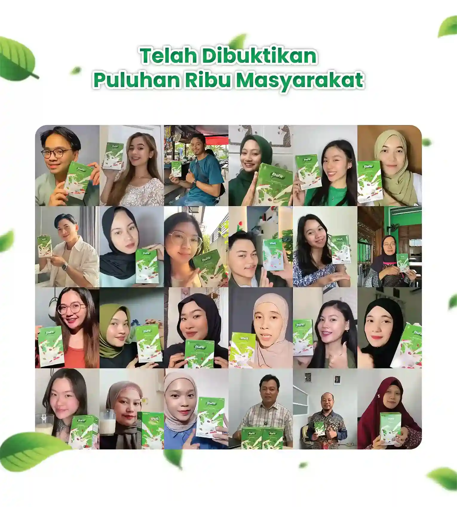 Testimoni pelanggan Susu Etafit Indonesia