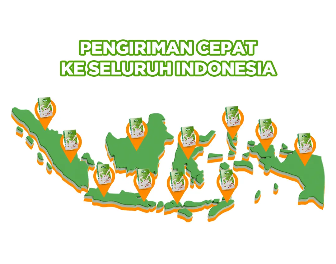 Pengiriman ke seluruh Indonesia