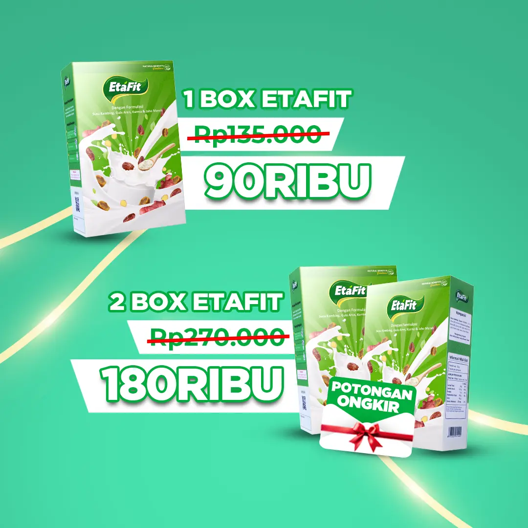 Harga paket Susu Etafit Indonesia